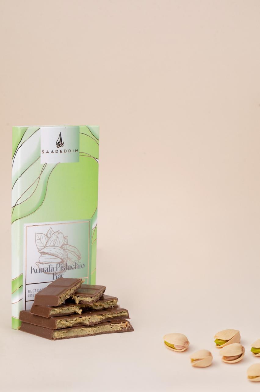 Kunafa Pistachio Chocolate Bar